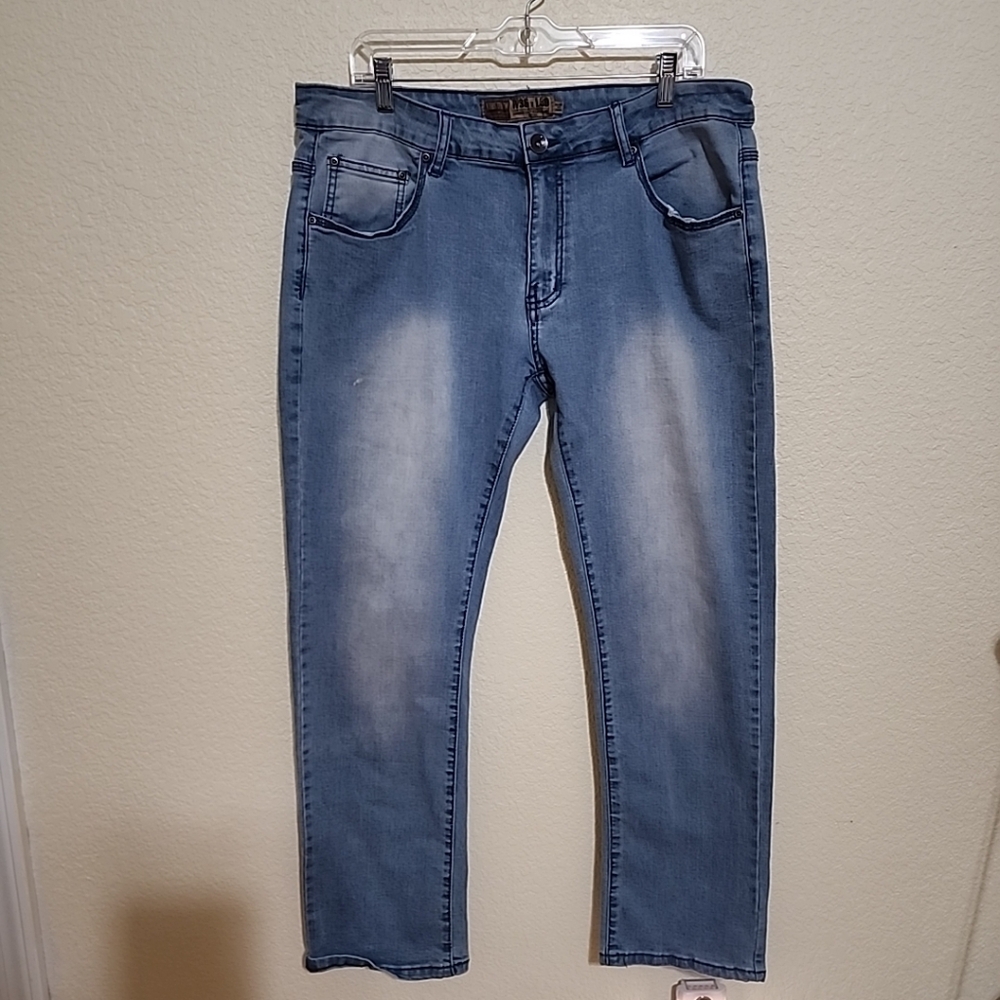 XIOS Denim Premium Straight  Jeans Men's W36xL30, 5-Pocket.
